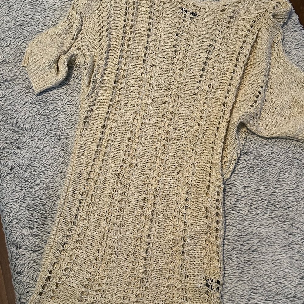 Express Women's Open-Knit beach wear dress size small swim coverup